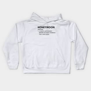 Honeymoon - A man's holiday before he starts working for new boss Kids Hoodie